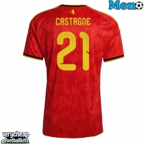 Belgium Timothy Castagne #21 Replica Home Shirt World Cup 2026 Short Sleeve